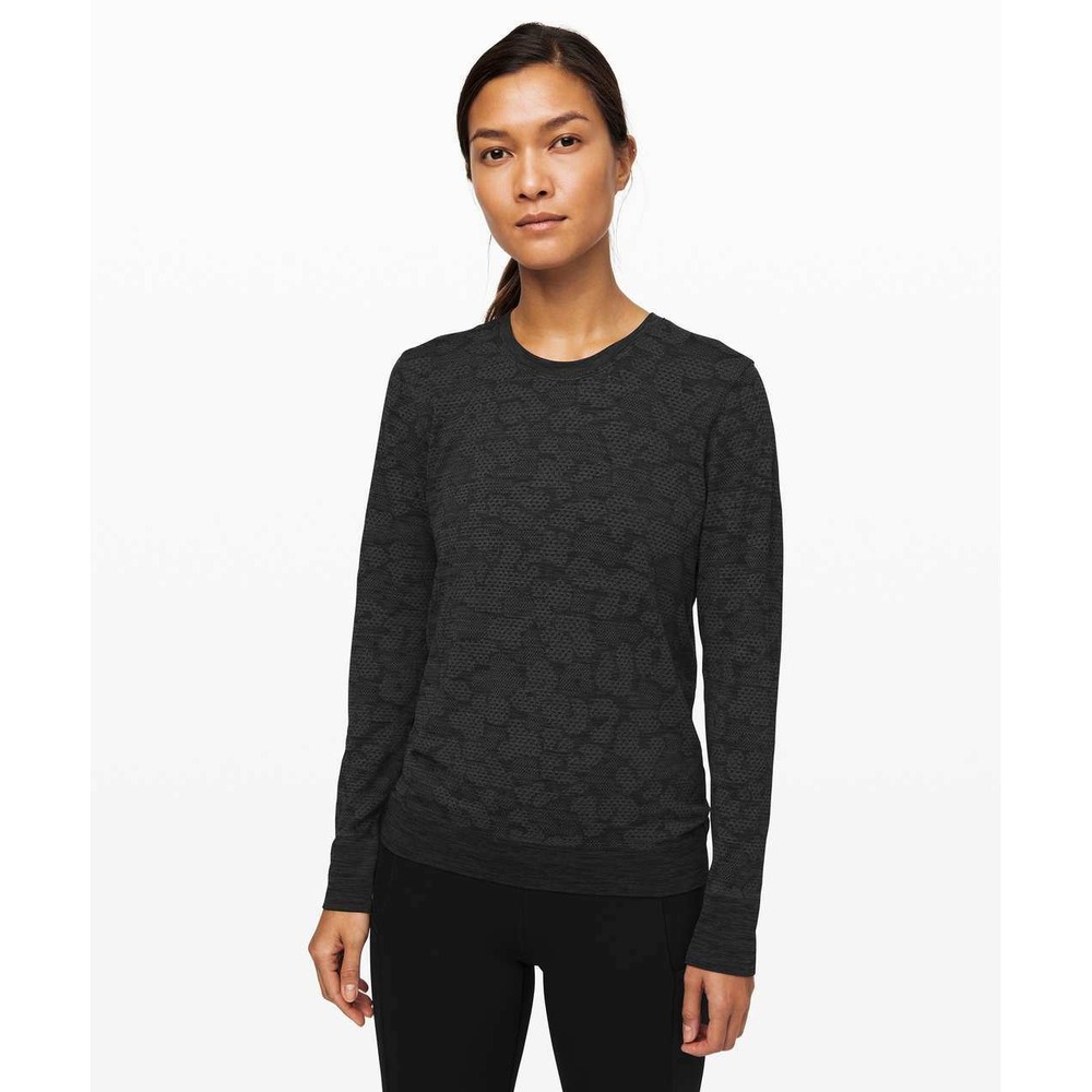Lululemon Breeze By Long Sleeve Top Titanium Black Streetwear Gorpcore Outdoorsy